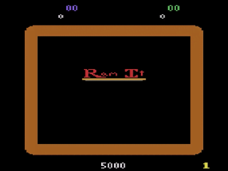 Ram It title screen for Atari 2600